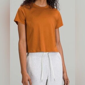 Lululemon Classic-Fit Cotton-Blend T-Shirt
Butternut Brown SZ. 10 EUC